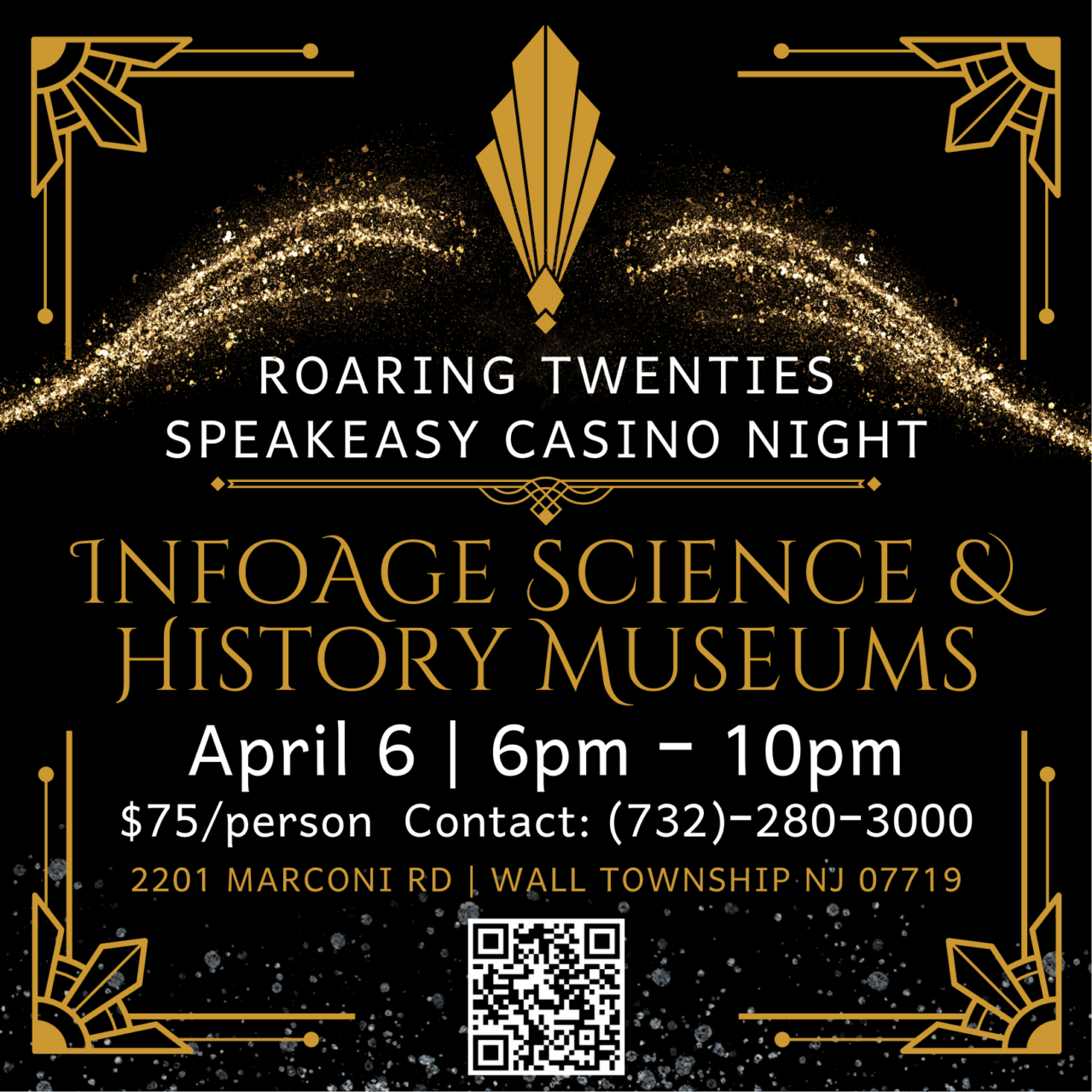 Speakeasy Casino Night | InfoAge Science and History Museums